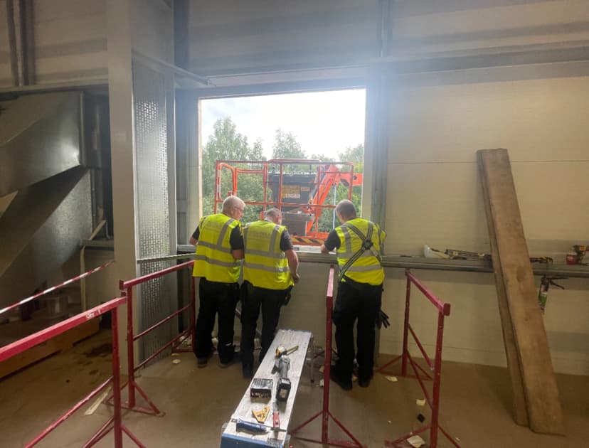 Commercial Aluminium Window Install - Image 3