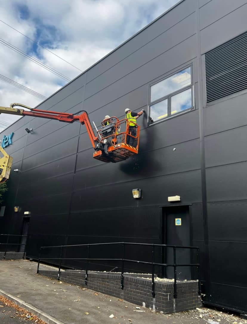 Commercial Aluminium Window Install - Image 4