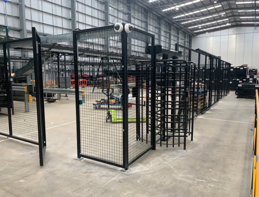 Air Freight Security Cage Design & Install - Image 2
